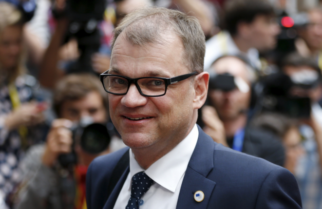 Le premier ministre finlandais Juha Sipilä, à Bruxelles le 7 juillet 2015. © François Lenoir / Reuters Le premier ministre finlandais Juha Sipilä, à Bruxelles le 7 juillet 2015. © François Lenoir / Reuters